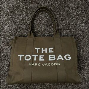 Marc Jacobs Olive Green Large Tote Bag
